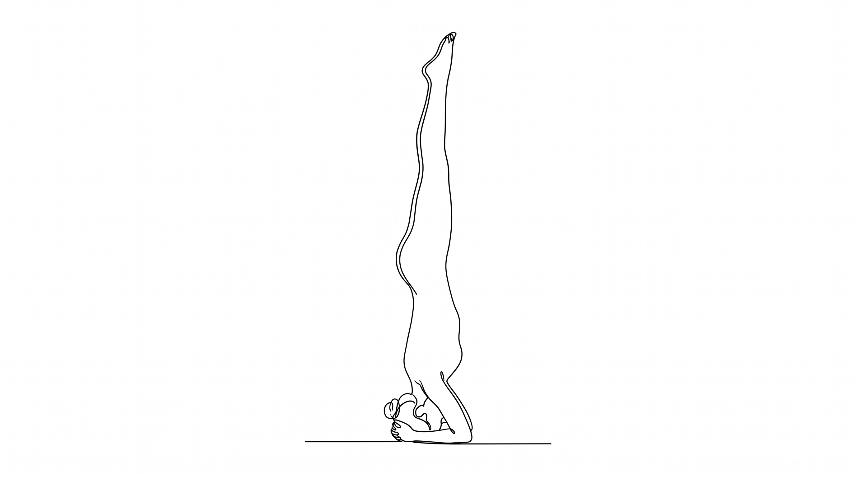 Sirsasana — illustration