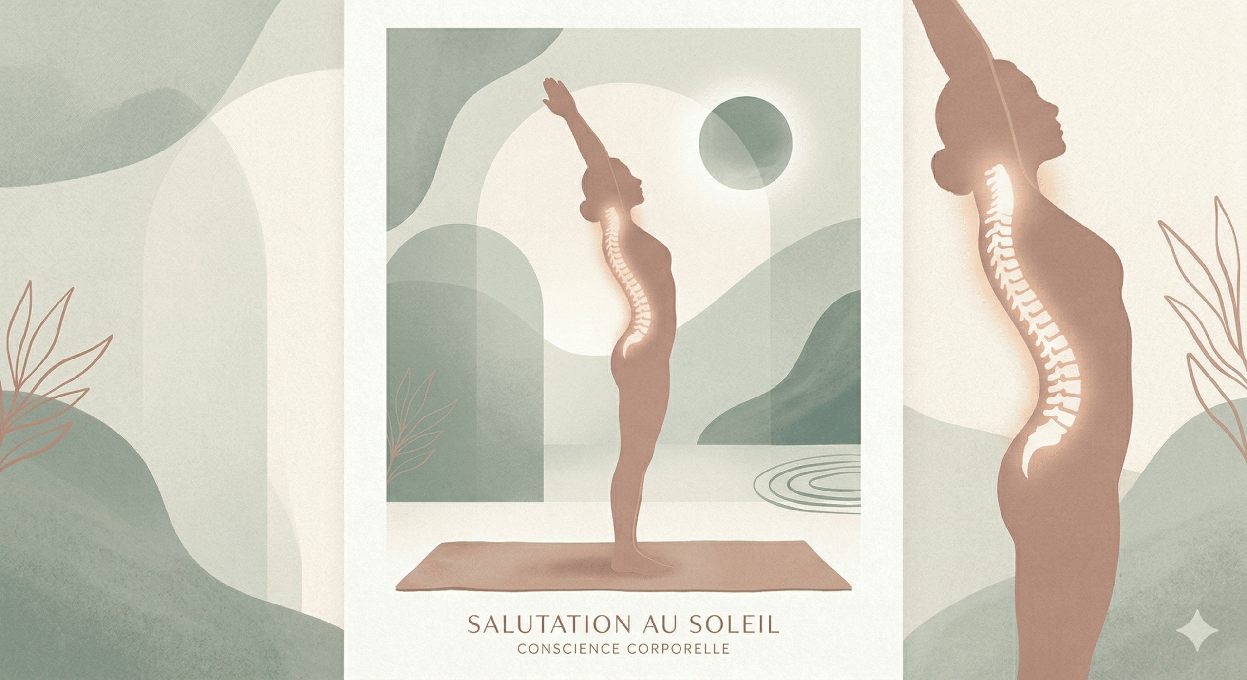 salutation au soleil mouvements colonne conscience corporelle