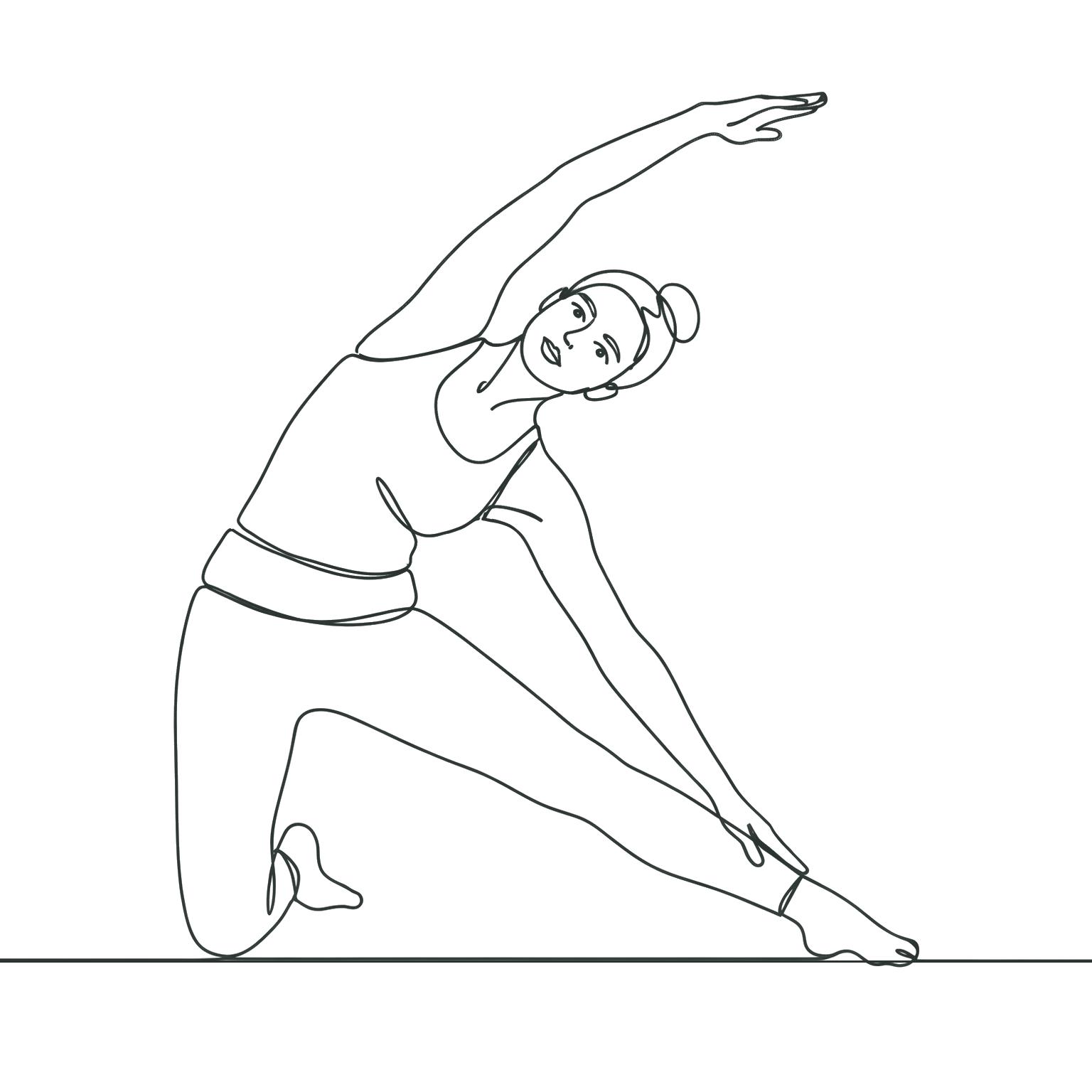 Parighasana : posture du portail