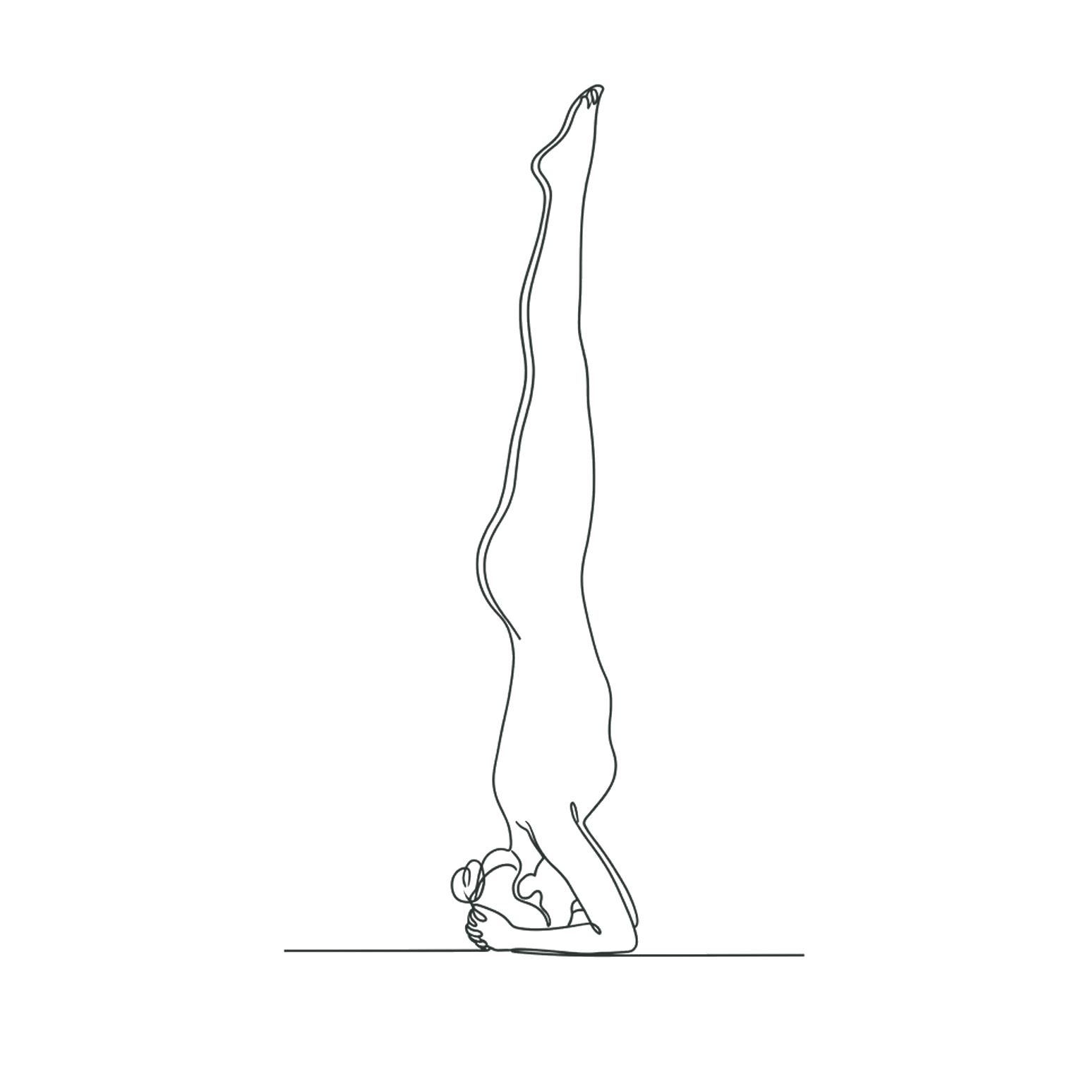 Sirsasana : posture sur la tête
