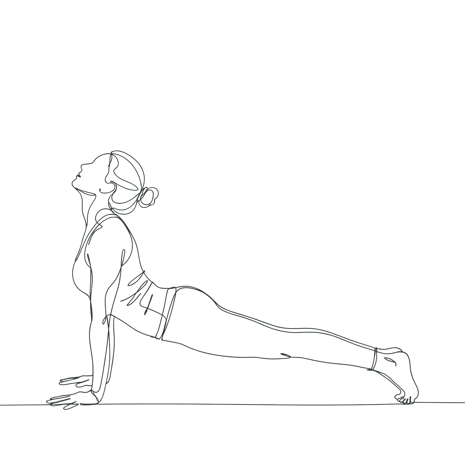 Urdhva Mukha Svanasana : chien tête en haut