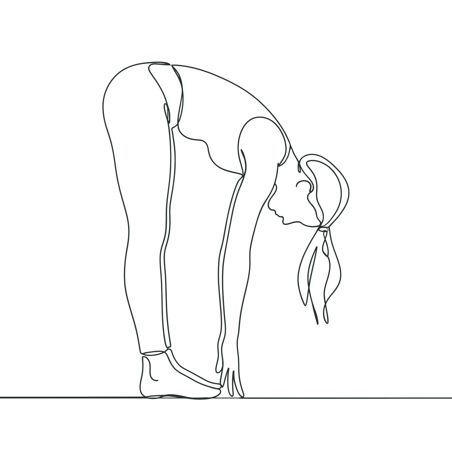 Uttanasana : flexion avant debout