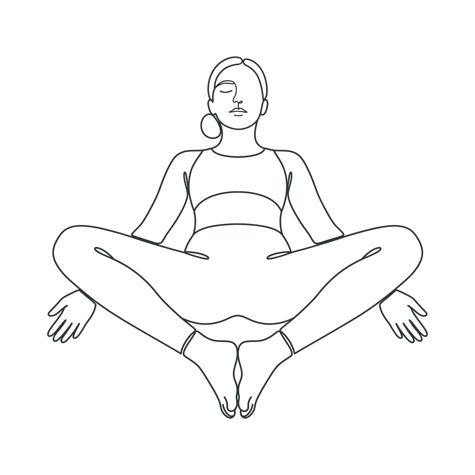 Supta Baddha Konasana : papillon allongé